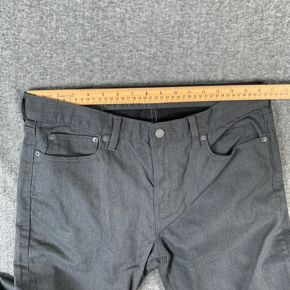 Banana Republic Travel Jean Men 33x31 Gray Slim Fit Pants Modern NEW